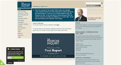 Desktop Screenshot of penroseinquiry.org.uk